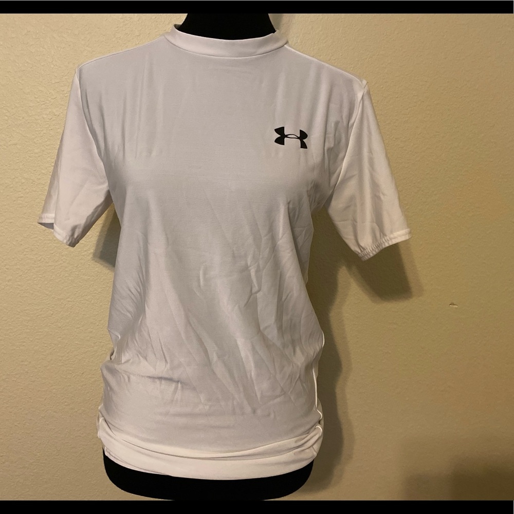 UnderArmour White Youth XL Tee